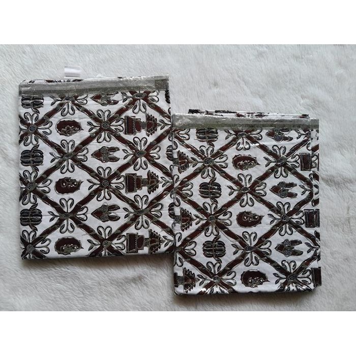 Langsung diproses Jarik Prada Tulis Sidomukti Putih Khas Jogja Perlengkapan Pengantin