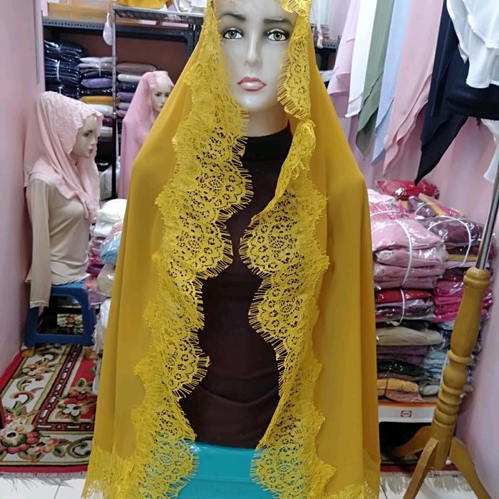 Cuci Gudang lestari series/ pasmina renda brukat Pashmina