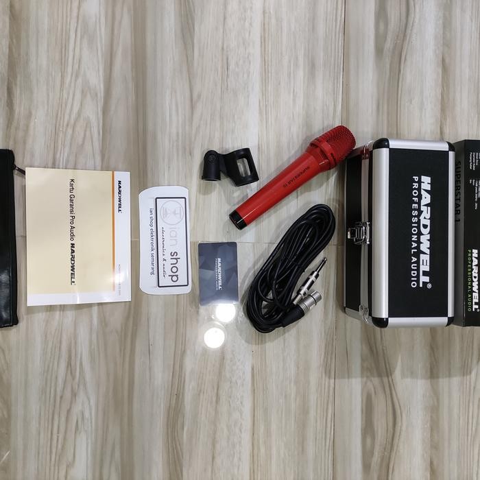 Mic Dynamic Superstar 1S Original Garansi Resmi Superstar1S Merah New