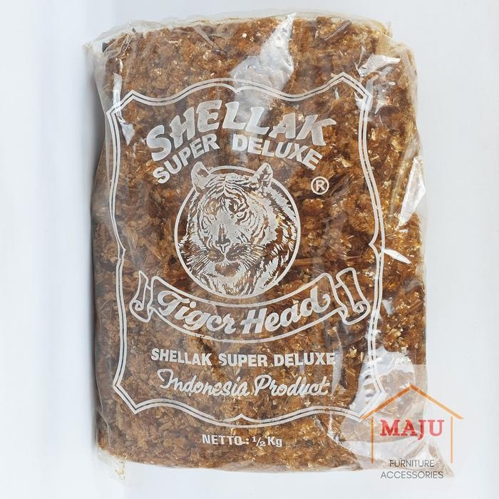 (Expert) Shellak Tiger Head (Serlak / Sirlak / Shelak / Sherlak / Shellac Super Emping) 500 gram