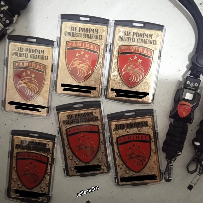 

LENCANA ID CARD PAMINAL+LANYARD TACTICAL MINI KNIFE