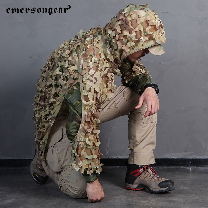 Emersongear Lightweight Assault Ghillie Camouflage Ghillie Suit Secretive Hunting Clothes Sniper