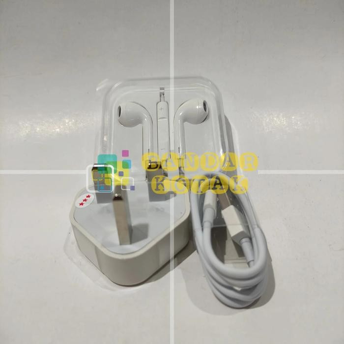 Charger Iphone Kaki 3 Plus Headset Ori Oem Kode 797