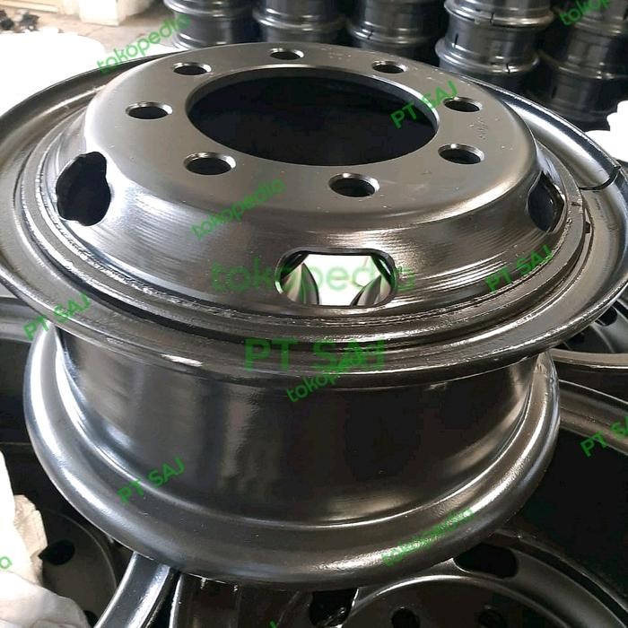 Promo Velg / Pelek Truk Fuso Hino 750 20 ( Ban 1000 ) Lobang 10 & 8