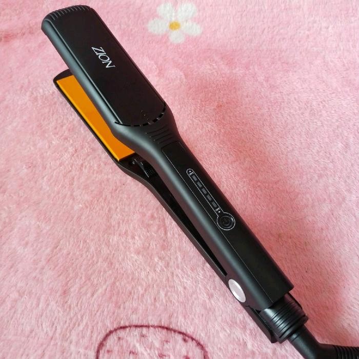 Alat Catok Rambut Smoothing Salon Zion a6 Ceramic Plat Gold