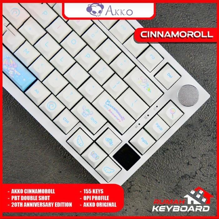 (Expert) KEYCAP - KEYCAPS - OPI PROFILE - AKKO CINNAMOROLL 20TH ANNIVERSARY