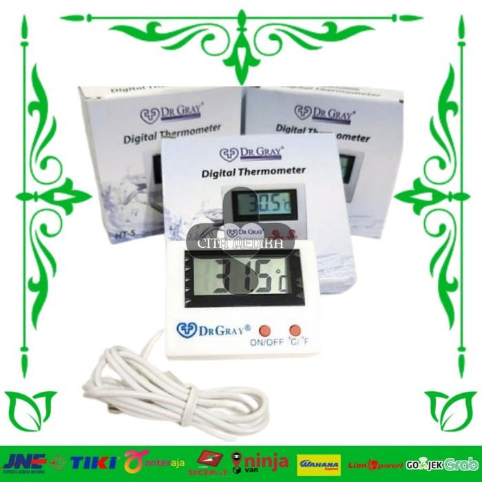 Thermometer kulkas digital dr gray / themometer kulkas