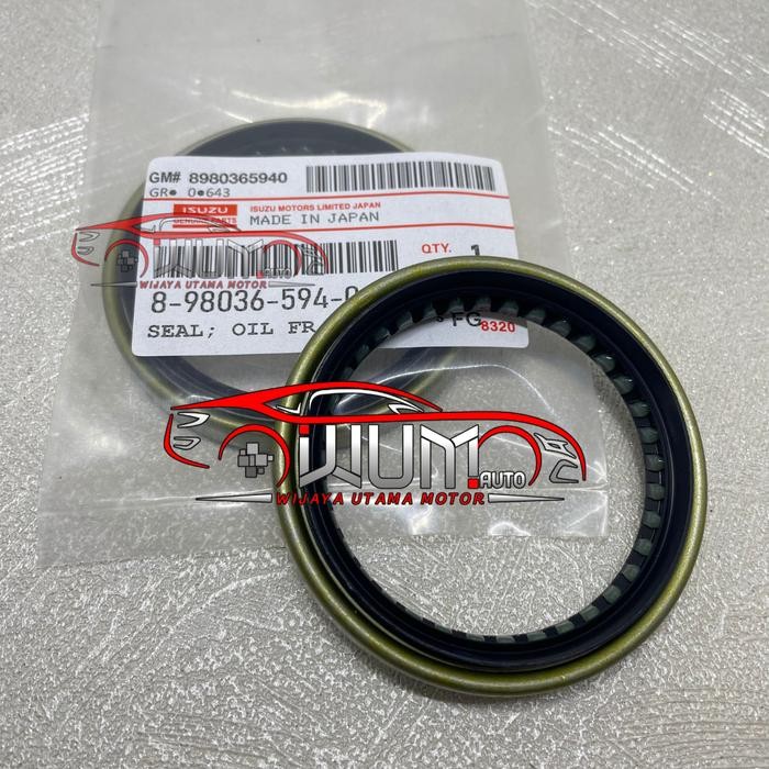 Oil Seal Front Wheel Seal Sil Roda Depan Isuzu Dmax D-Max D Max Mux Kode 058