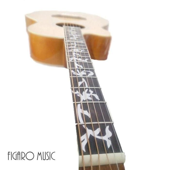Kesuor- Stiker Fretboard Gitar Akustik Elektrik Inlay Decal