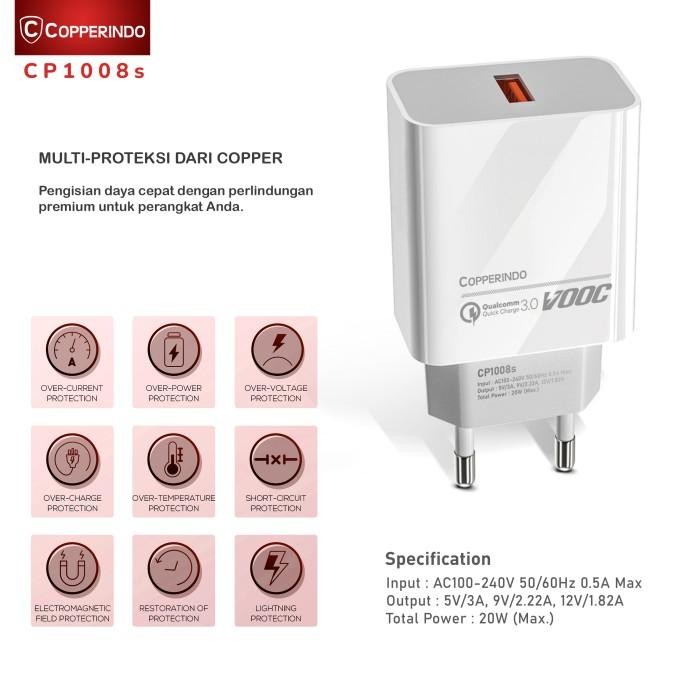 (Expert) COPPER CHARGER UP TO 20 WATT ( TIPE CP 1008 )