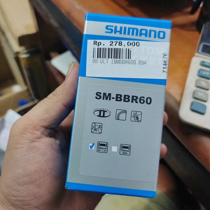 Bottom Bracket Shimano Sm-Bbr60 Bb Hollowtech 2 Shimano Original Ultegra
