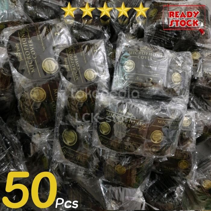 cover microphone /cover mic /sarung microphone/tisu mic/pembungkus mic