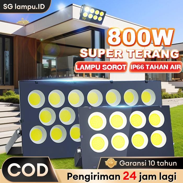 Lampu Sorot Led Cob Kecerahan Tinggi Lampu Tembak Led Lampu Led Rumah Lapangan Pencahayaan 400W 500W