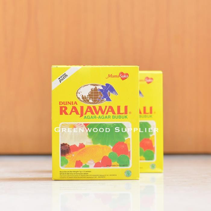 

[Box] Agar Agar Bubuk Putih Dunia Rajawali (12 Sachet)
