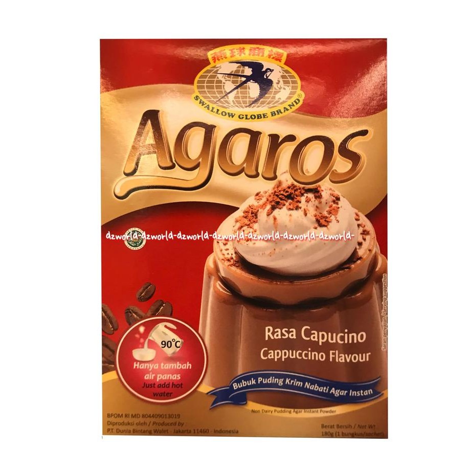 

Agaros Puding Rasa Capucino Flavour Pudding Instant 200gr