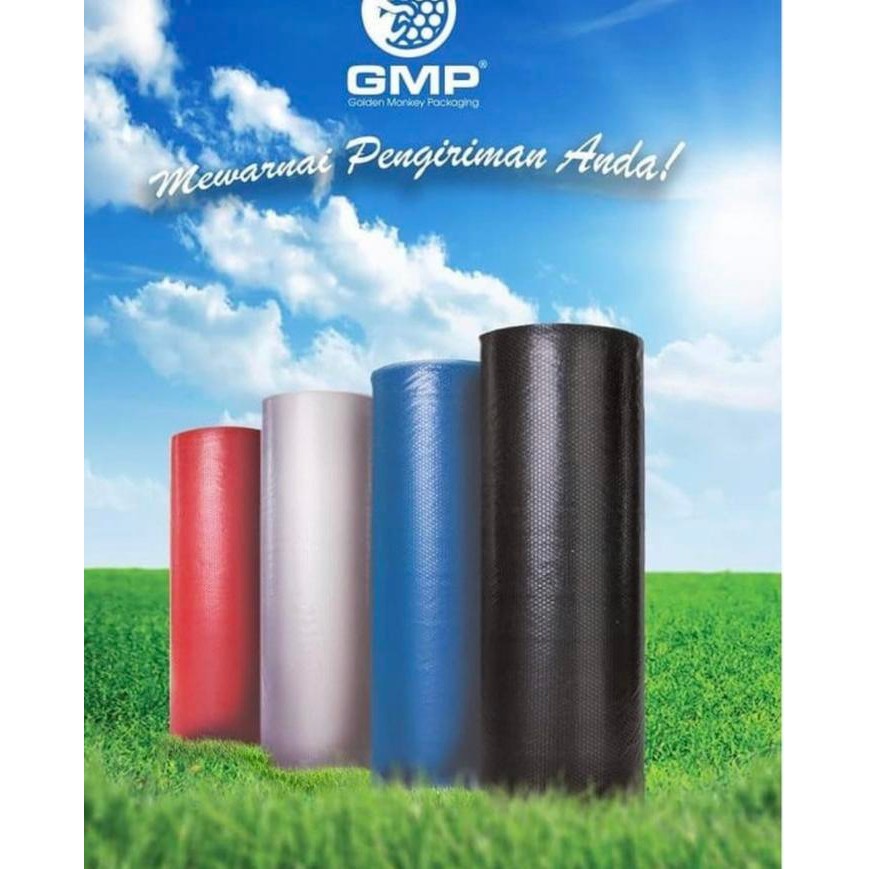 

GMP 3kg Bubble wrap bubblewrap plastik 500 x 125 warna bening & hitam