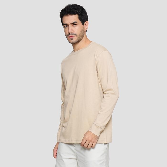 Nevada Kaos Plain Basic Lengan Panjang Pria 121326986