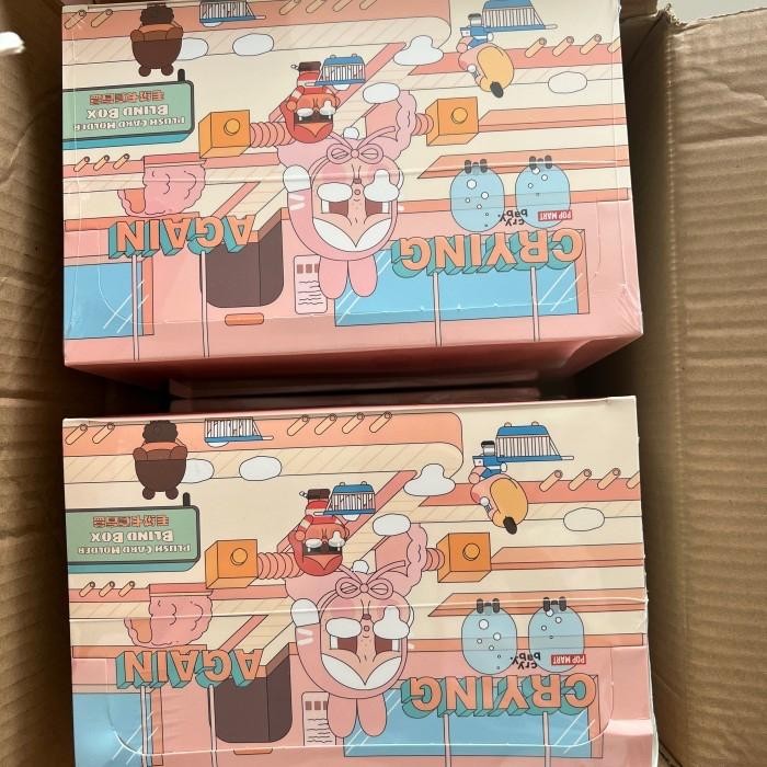 

Ready- (Blind Box) Pop Mart Crybaby Crying Again Card Holder Lanyard Cardholder Popmart