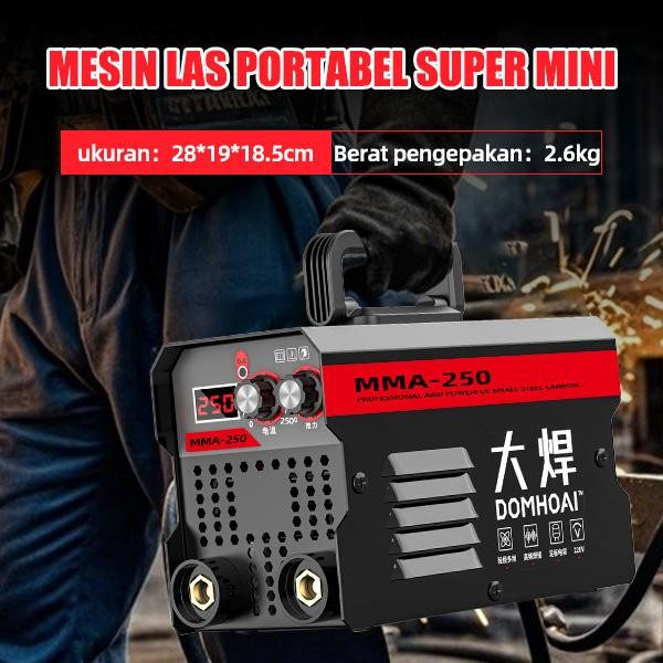 Ready- Domhoai Mesin Las Inverter Las Listrik Mma-400 Mesin Las Igbt Tampilan Digital Definisi