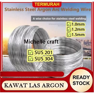 Ready- Kawat Las Stainless Steel 1.5 Mm Soft Kawat Argon Las Stainless