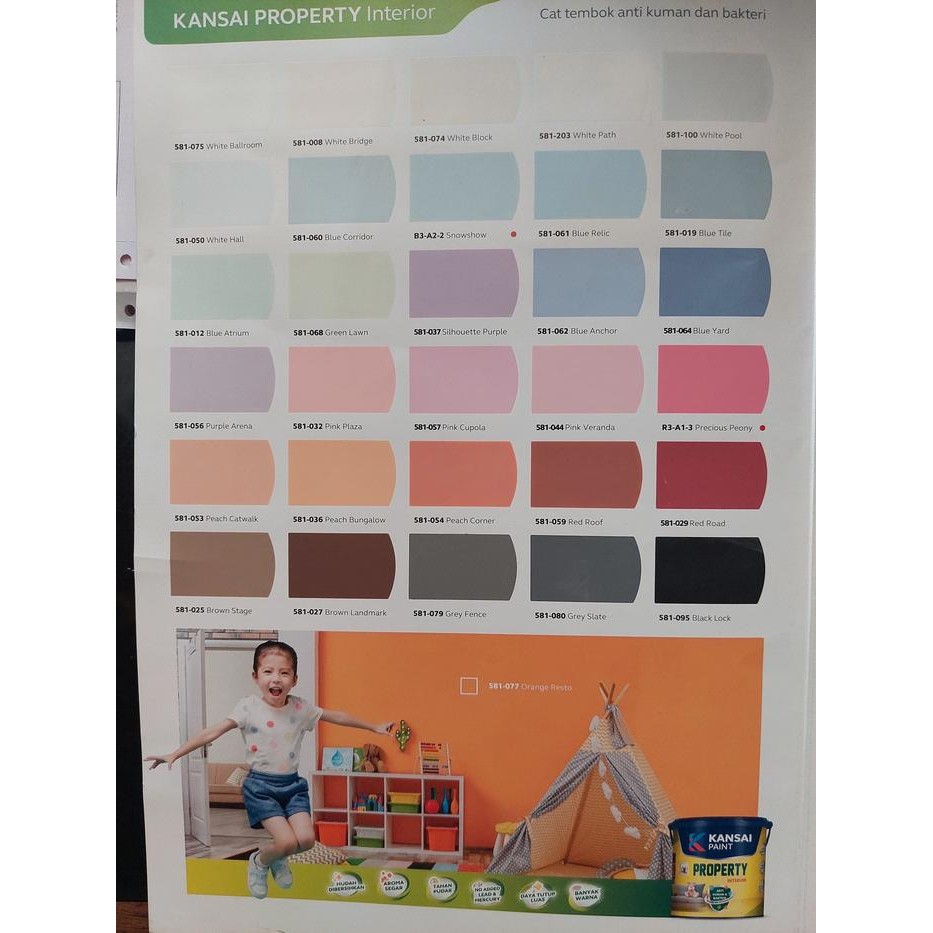 Cat Kansai Property Interior 5 Kg #Gratisongkir
