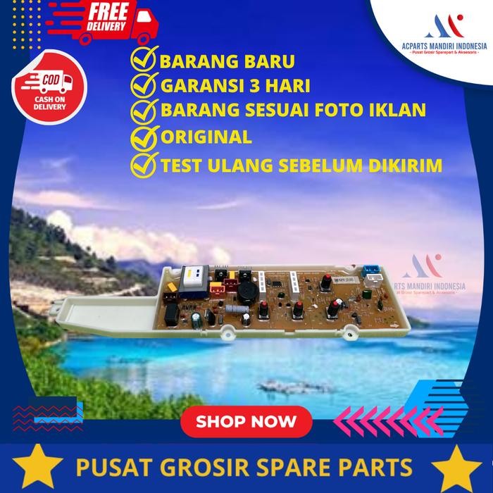 Modul Pcb Mesin Cuci Sharp Es-865S-B, Es-F875S-P, Es-F876-B, Murah