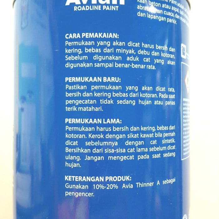 Cat Marka Jalan Avian Roadline Paint 1Kg Avian Brands #Gratisongkir