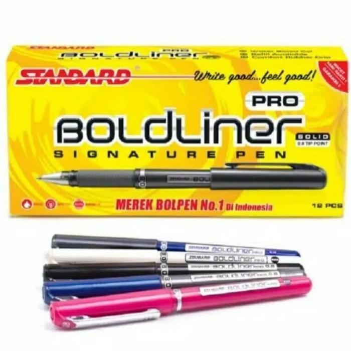 

Pulpen Standard Boldliner PRO 0.8 ( BIRU )