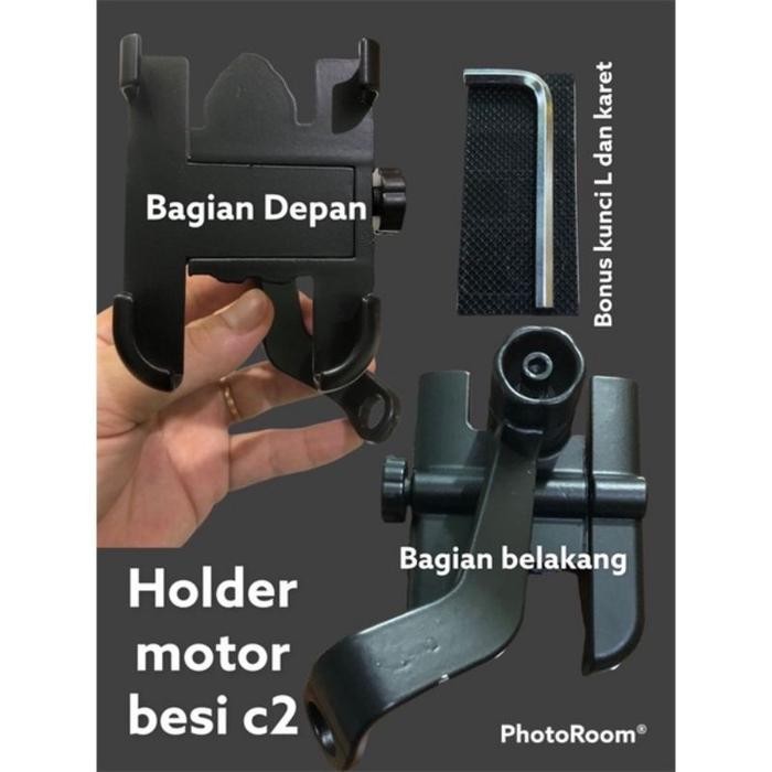 TERLARIS HOLDER HP SPION MOTOR UNIVERSAL VARIO MIO BEAT NMAX DLL