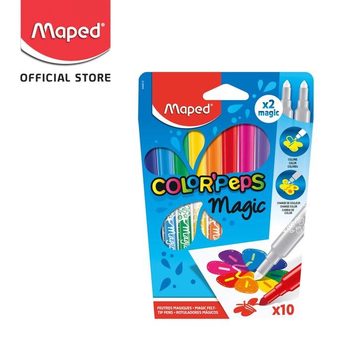 

Maped Spidol Felt Pen Magic Set 10 - Cardboard