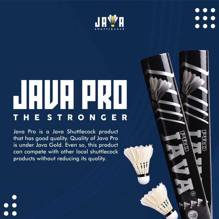 JAVA PRO /SHUTTLECOCK/ORIGINAL/BADMINTON/TERMURAH