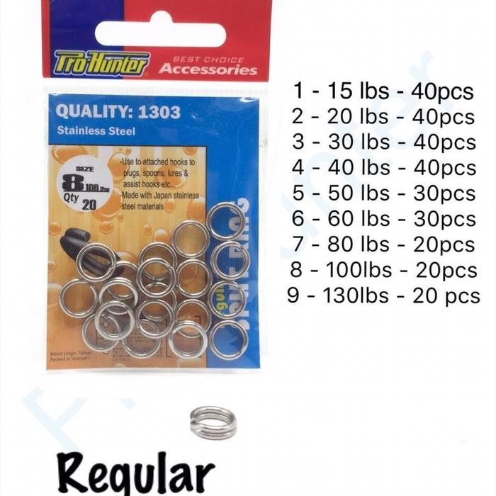 split ring pro hunter harga per 1bks ring lure ring popper