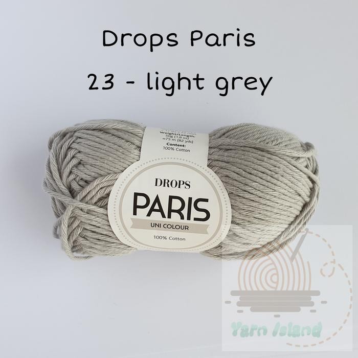

BENANG RAJUT DROPS PARIS LIGHT GREY KODE 1149