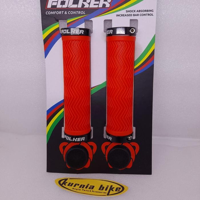 HAND GRIP FOLKER MTB SELY SPAREPART SEPEDA TERMURAH