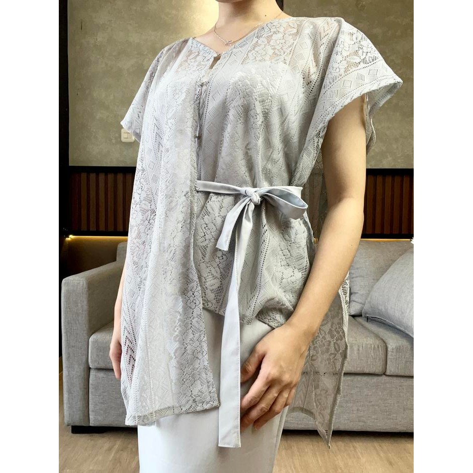 Ready- Lenata Joey Lace Outer / Outer Pesta / Outer Brukat Lace / Baju Pesta Lebaran Imlek Wanita