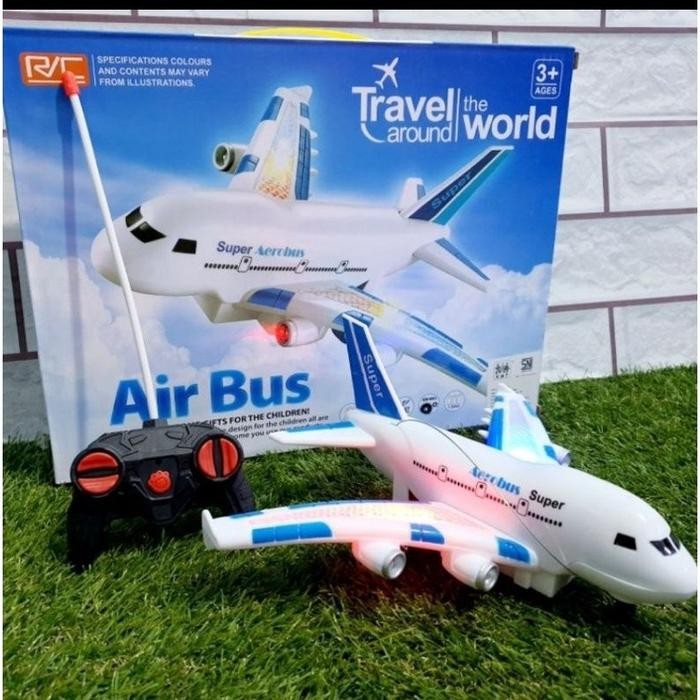 Pesawat Rc Pesawat Remote Control Rc Pesawat Terbang Model Air Bus Grab/Gosend