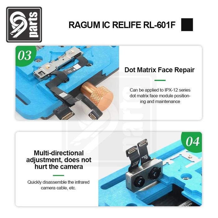 [Expert] Ragum IC Relife RL-601F / Ragum Pcb / Ragum Mesin / Penjepit Mesin /