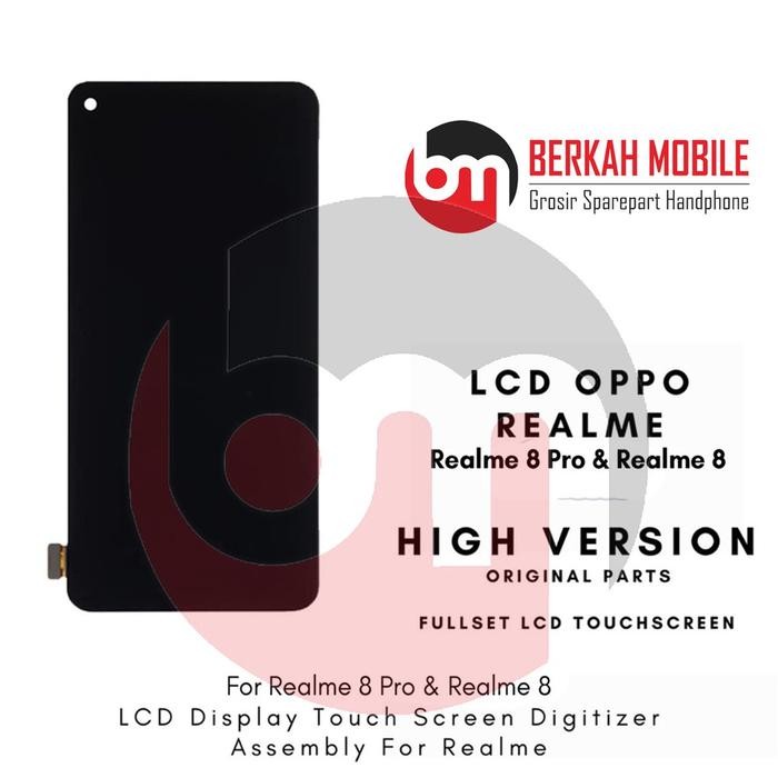 [Expert] LCD Oppo Realme 8 Pro / Realme 8 4G ORIGINAL Fullset Touchscreen