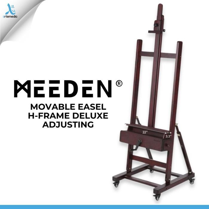

PROMO! Meeden Movable Easel H-Frame Deluxe Adjusting Heavy Duty Stand Lukis