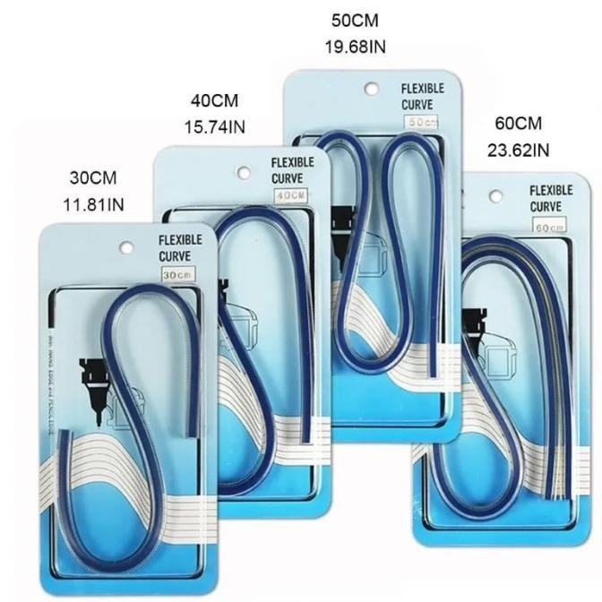 

V-TEC FLEXIBLE CURVE RULER PENGGARIS JAHIT POLA LENGKUNG FLEKSIBEL TERMURAH