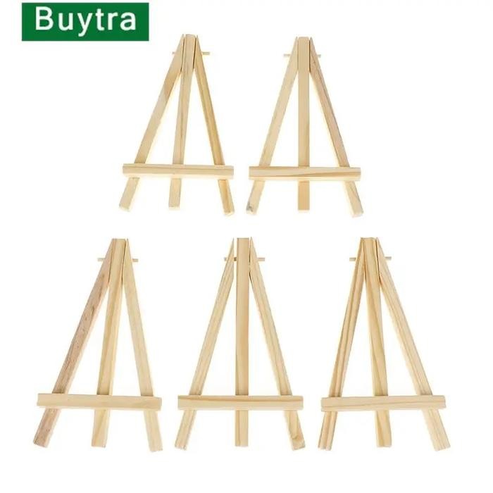 

5pcs Wooden Artist Easel Wedding Table Number Place Name Card Pho