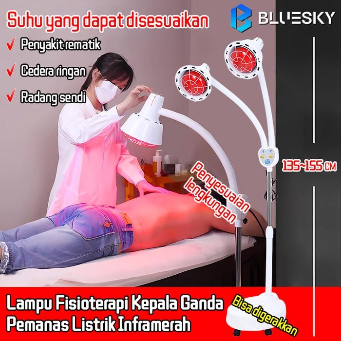 Lampu Fisioterapi Kepala Ganda Pemanas Listrik Inframerah