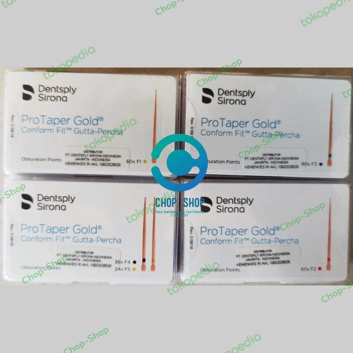 Original Dentsply Gutta Percha Protaper Gold Guta Perca Point F1 F2 F3