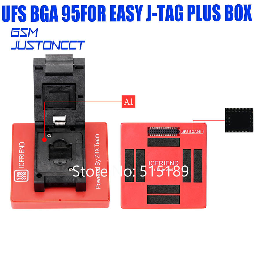 BELI SEKARANG UFS adapters socket ICFriend ICs-UFS Bga 95 work for easy-jtag plus box P1EL3 VIRAL