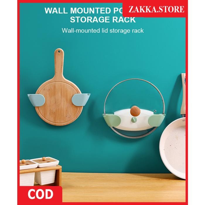 Zakka Rak Penyimpanan Rak Tempel Dinding Rak penyimpan dapur multifungsi rak penyimpanan dapur