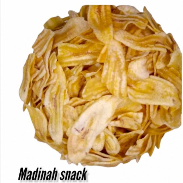 

New KERIPIK PISANG ASIN TIPIS PISANG KAPAS SUPER RENYAH DAN GURIH 250 GRAM
