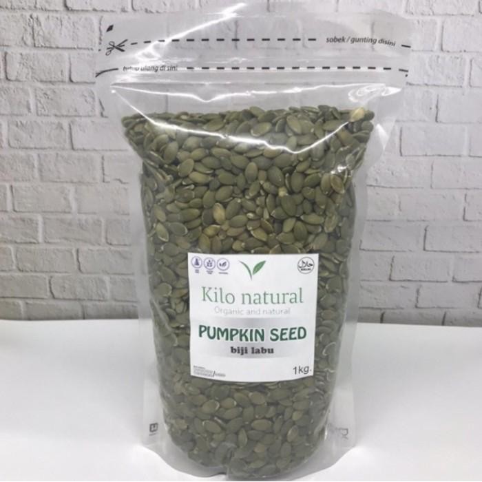 

New PUMPKIN SEED RAW / BIJI LABU MENTAH 1KG