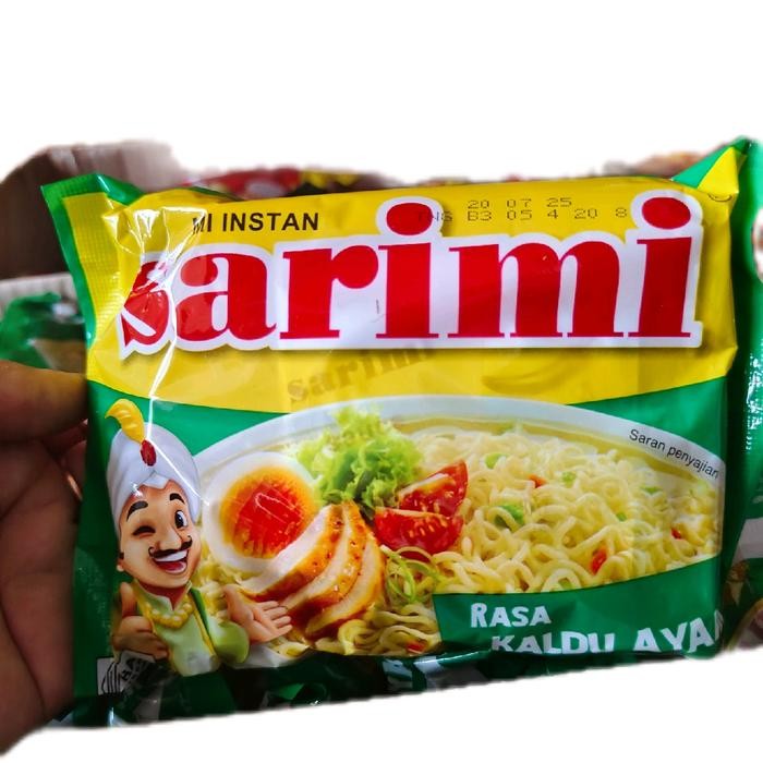 

New sarimi mi instan rasa kaldu ayam 1 paket isi 5 bungkus Makanan Mie