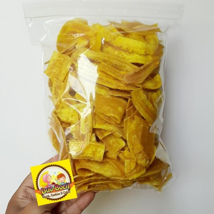 

New Keripik Pisang Asin Gurih Renyah 250 Gram - Duo Bocil Snack