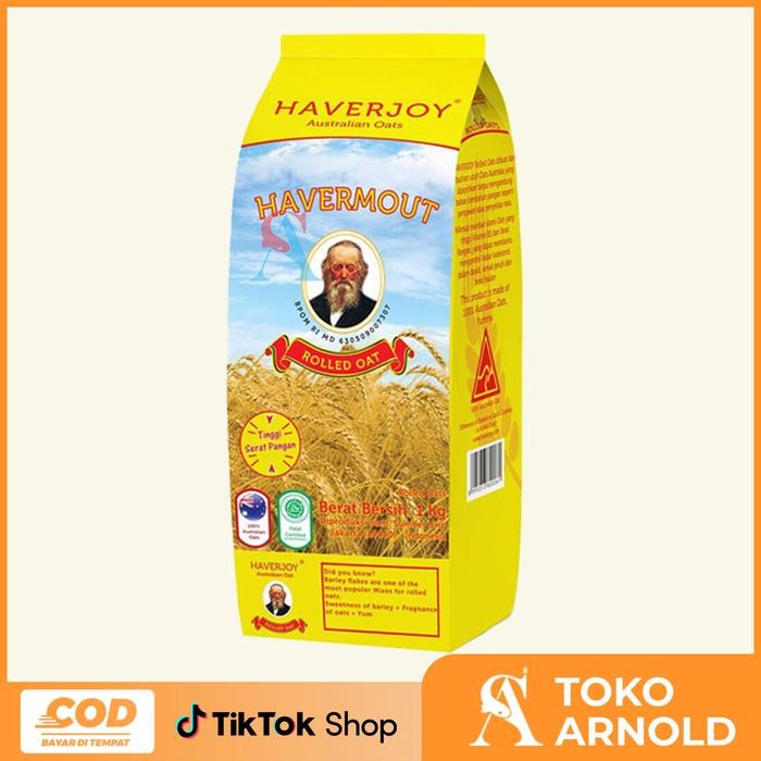 

New Haverjoy Australian Oats Rolled Oat / 500 gr - 1 KG Food Granola